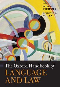 Produktbild: Oxford Handbook of Language and Law