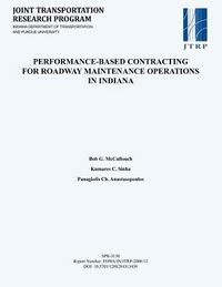 Produktbild: Performance-Based Contracting for Roadway Maintenance Operations in Indiana