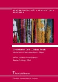 Produktbild: Translation und &bdquo;Drittes Reich&ldquo;