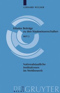 Produktbild: Nationalstaatliche Institutionen im Wettbewerb