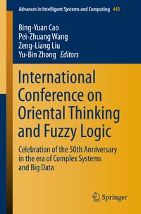 Produktbild: International Conference on Oriental Thinking and Fuzzy Logic