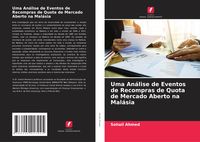 Produktbild: Uma An&aacute;lise de Eventos de Recompras de Quota de Mercado Aberto na Mal&aacute;sia