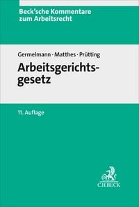 Produktbild: Arbeitsgerichtsgesetz. ArbGG