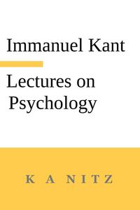 Produktbild: Immanuel Kant's Lectures on Psychology