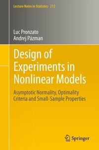 Produktbild: Design of Experiments in Nonlinear Models