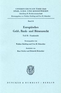 Produktbild: Europ&auml;isches Geld-, Bank- und B&ouml;rsenrecht.