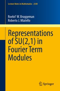 Produktbild: Representations of SU(2,1) in Fourier Term Modules