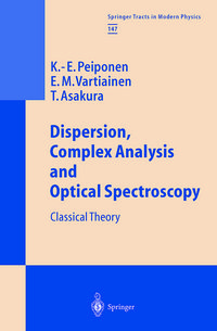 Produktbild: Dispersion, Complex Analysis and Optical Spectroscopy