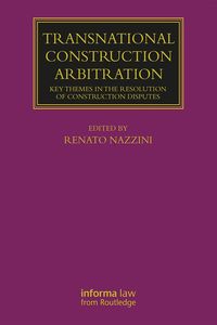 Bild vom Artikel Transnational Construction Arbitration vom Autor Renato Nazzini