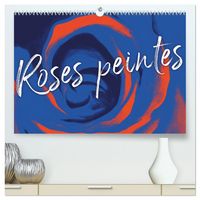 Produktbild: Roses peintes (Calendrier mural 2026 DIN A2 vertical) calendrier de bureau