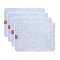Produktbild: neuetischkultur esmerina&reg; 4er Set Platzsets, Filz eckig esmerina&reg; 4er Set Platzsets, Filz eckig