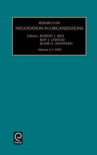 Produktbild: Research on Negotiation in Organizations