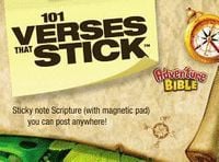 Produktbild: 101 Verses That Stick for Kids Based on the NIV Adventure Bible: Bible Verses for Your Locker or Home