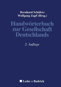 Produktbild: Handw&ouml;rterbuch zur Gesellschaft Deutschlands