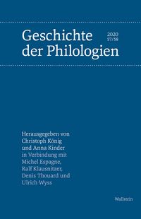 Produktbild: Geschichte der Philologien