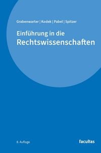 Produktbild: Einf&uuml;hrung in die Rechtswissenschaften