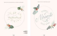 Design Paper A6: Frohe Weihnachten. Mit Handlettering-Grundkurs