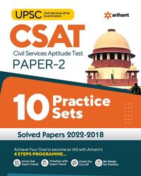 Produktbild: 10 Practice Sets UPSC CSAT Civil Services Aptitude Test Paper 2 2023