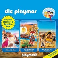 Produktbild: Die Playmos - Das Original Playmobil H&ouml;rspiel, Die gro&szlig;e R&ouml;mer- und &Auml;gypterbox: Folge 5, 18, 52