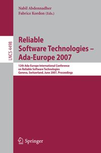 Bild vom Artikel Reliable Software Technologies - Ada-Europe 2007 vom Autor Nabil Abdennadher