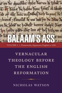 Produktbild: Balaam's Ass: Vernacular Theology Before the English Reformation
