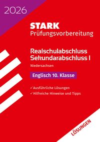 Produktbild: STARK Lösungen zu Englisch - Realschulabschluss 2026 Niedersachsen - Prüfungsvorbereitung