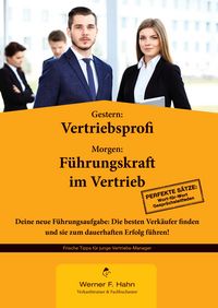 Produktbild: Gestern: Vertriebsprofi - Morgen: F&uuml;hrungskraft im Vertrieb