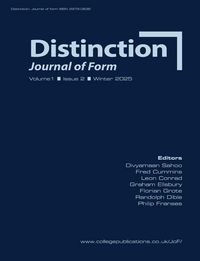 Produktbild: Distinction. Journal of Form. Volume 1, Issue 2, Winter 2025