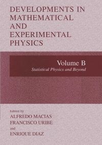 Produktbild: Developments in Mathematical and Experimental Physics