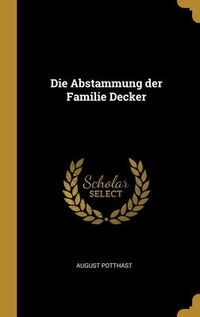 Produktbild: Die Abstammung der Familie Decker