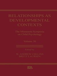 Produktbild: Relationships as Developmental Contexts