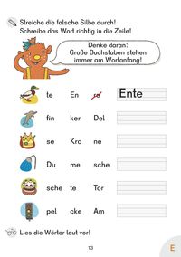 Deutsch 1. Klasse Übungsheft - Besser lesen