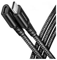 Produktbild: AXAGON USB-C&reg; Kabel USB 3.2 Gen2 USB-C&reg; Buchse, USB-C&reg; Stecker 0.5 m gesleeved BUCM32-CF05AB