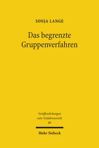 Produktbild: Das begrenzte Gruppenverfahren
