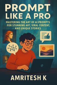Produktbild: Prompt Like a Pro : Mastering the Art of AI Prompts for Stunning Art, Viral Content, and Unique Stories