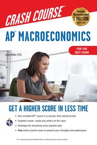 Produktbild: AP(R) Macroeconomics Crash Course, For the 2021 Exam, Book + Online