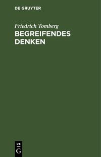Produktbild: Begreifendes Denken