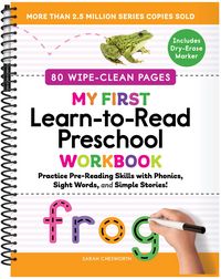 Produktbild: My First Learn-To-Read Preschool Workbook (Wipe Clean Edition)
