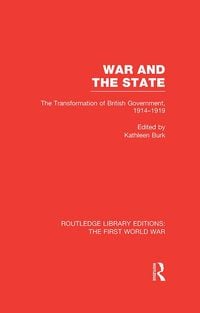 Produktbild: War and the State (RLE The First World War)