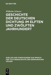 Produktbild: Geschichte der deutschen Dichtung im elften und zw&ouml;lften Jahrhundert
