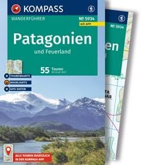 Produktbild: KOMPASS Wanderf&uuml;hrer Patagonien und Feuerland, 55 Touren mit Extra-Tourenkarte