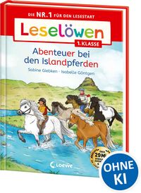 Produktbild: Lesel&ouml;wen 1. Klasse - Abenteuer bei den Islandpferden