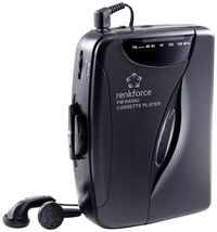 Produktbild: Renkforce RF-CP-150 Tragbarer Kassettenspieler Schwarz