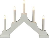 Produktbild: Konstsmide 2133-210 Holzleuchter Wei&szlig; LED Wei&szlig;