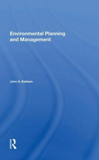 Produktbild: Baldwin, J: Environmental Planning And Management
