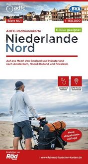 Bild vom Artikel ADFC-Radtourenkarte NL 1 Niederlande Nord, 1:150.000 vom Autor 