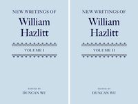 Produktbild: New Writings of William Hazlitt