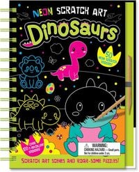 Produktbild: Neon Scratch Art Dinosaurs