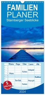 Produktbild: Familienplaner 2026 - Starnberger Seeblicke mit 5 Spalten (Wandkalender, 21 x 45 cm) CALVENDO