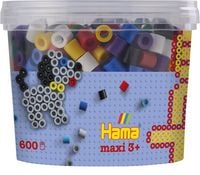 Produktbild: Hama 8570 - My first Hama B&uuml;gelperlen Maxi 3+, Dose mit ca. 600 St&uuml;ck, Vollton Mix